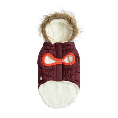 GF Pet Winter Sailor Parka - Burgundy