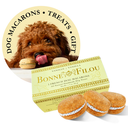 Macarons para perros Bonne et Filou (Caja de 3)