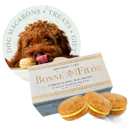 Macarons para perros Bonne et Filou (Caja de 3)