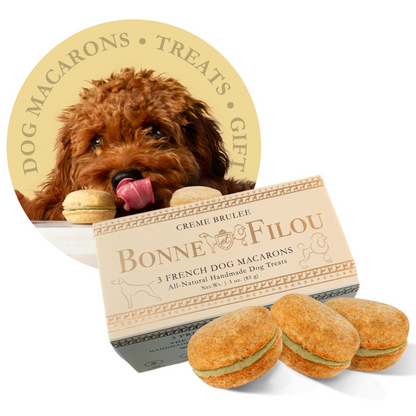 Macarons para perros Bonne et Filou (Caja de 3)