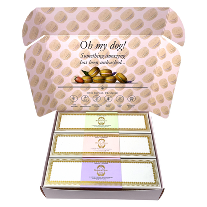 Bonne et Filou Dog Macaron Combo Gift Box (18 French Dog Macarons)