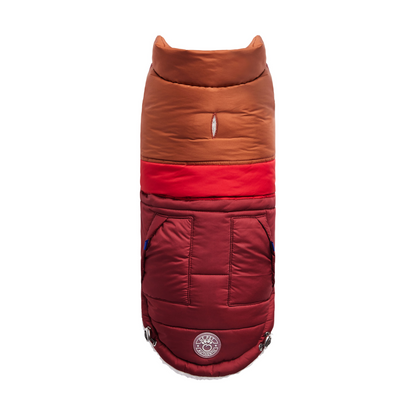 Puffer Retro GF Pet - Rojo Oscuro