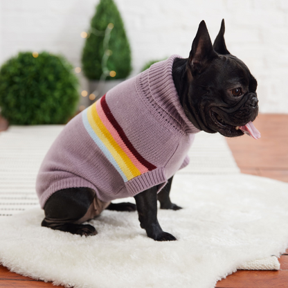 GF PET Retro Sweater - Lavender