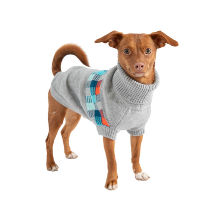 Winter Sailor Dog Sweater - Keep Your Pup Cozy in Retro Style