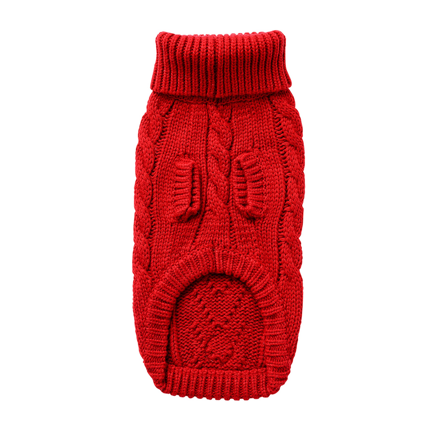 Wrap Your Pup in Luxury with the GF PET Chalet Sweater in Rich Red