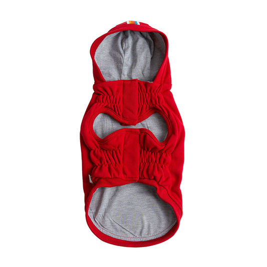 Keep Your Pup Stylishly Cozy in the GF PET Urban Hoodie in Vibrant Red