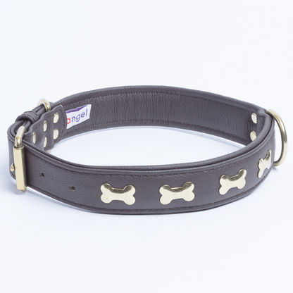 Rotterdam Bones Dog Collar: Timeless Style for Your Furry Companion