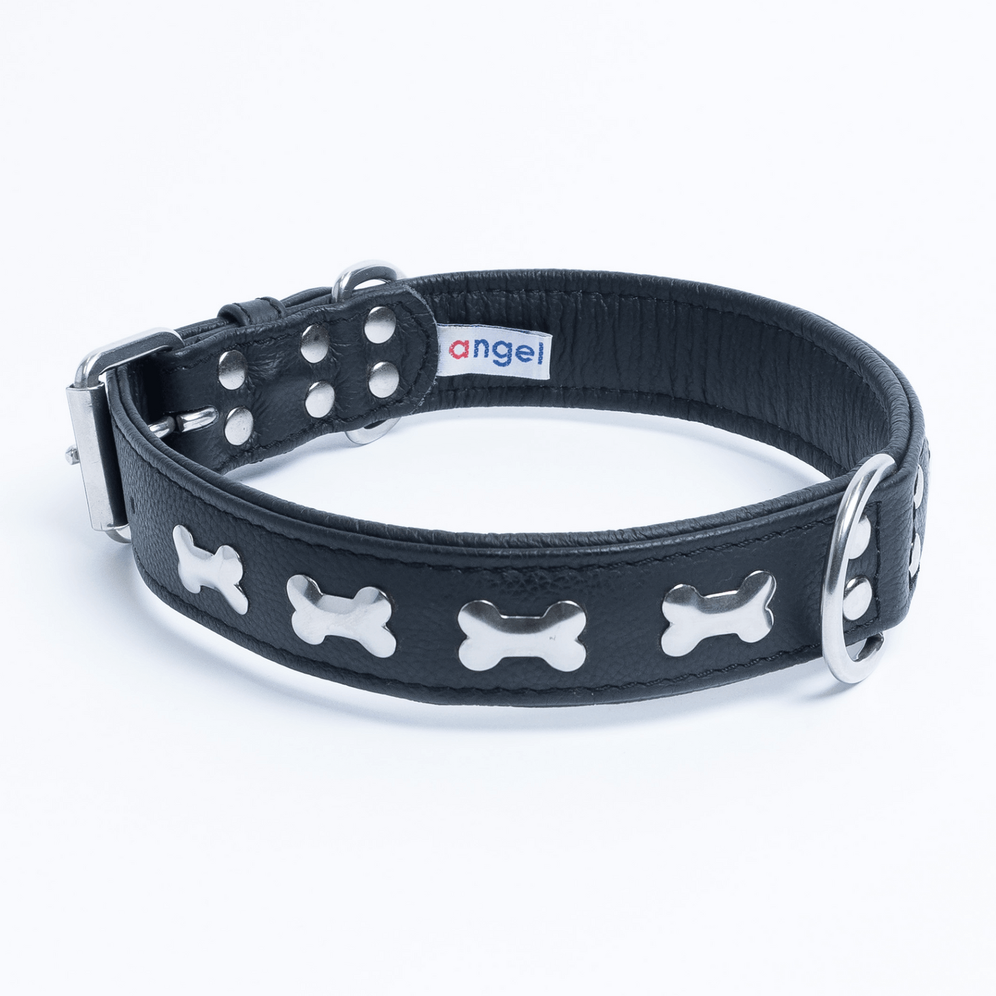 Rotterdam Bones Dog Collar: Timeless Style for Your Furry Companion