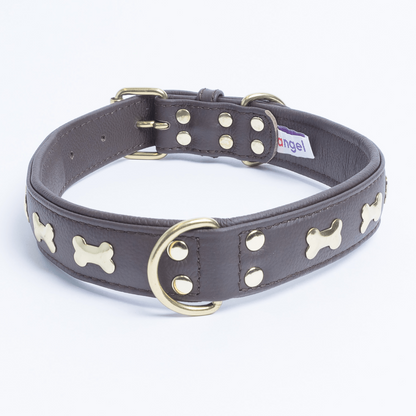 Rotterdam Bones Dog Collar: Timeless Style for Your Furry Companion