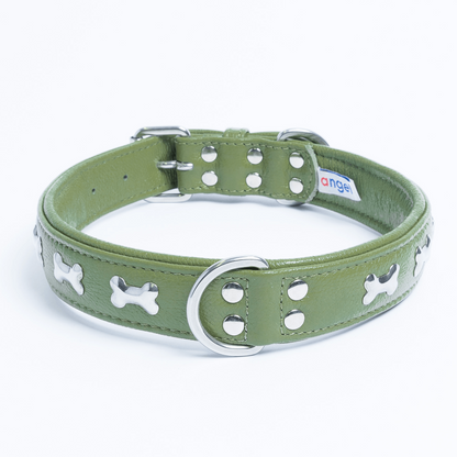 Rotterdam Bones Dog Collar: Timeless Style for Your Furry Companion