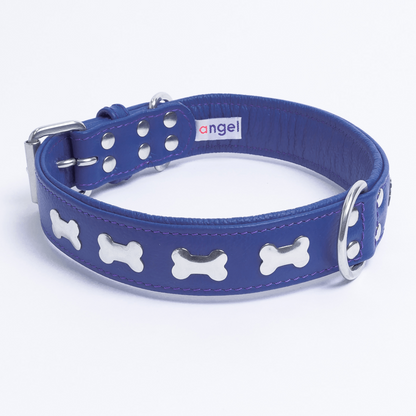 Rotterdam Bones Dog Collar: Timeless Style for Your Furry Companion