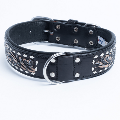 Laredo Dog Collar: Argentinean Top Grain Leather