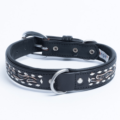 Laredo Dog Collar: Argentinean Top Grain Leather