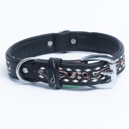 Laredo Dog Collar: Argentinean Top Grain Leather