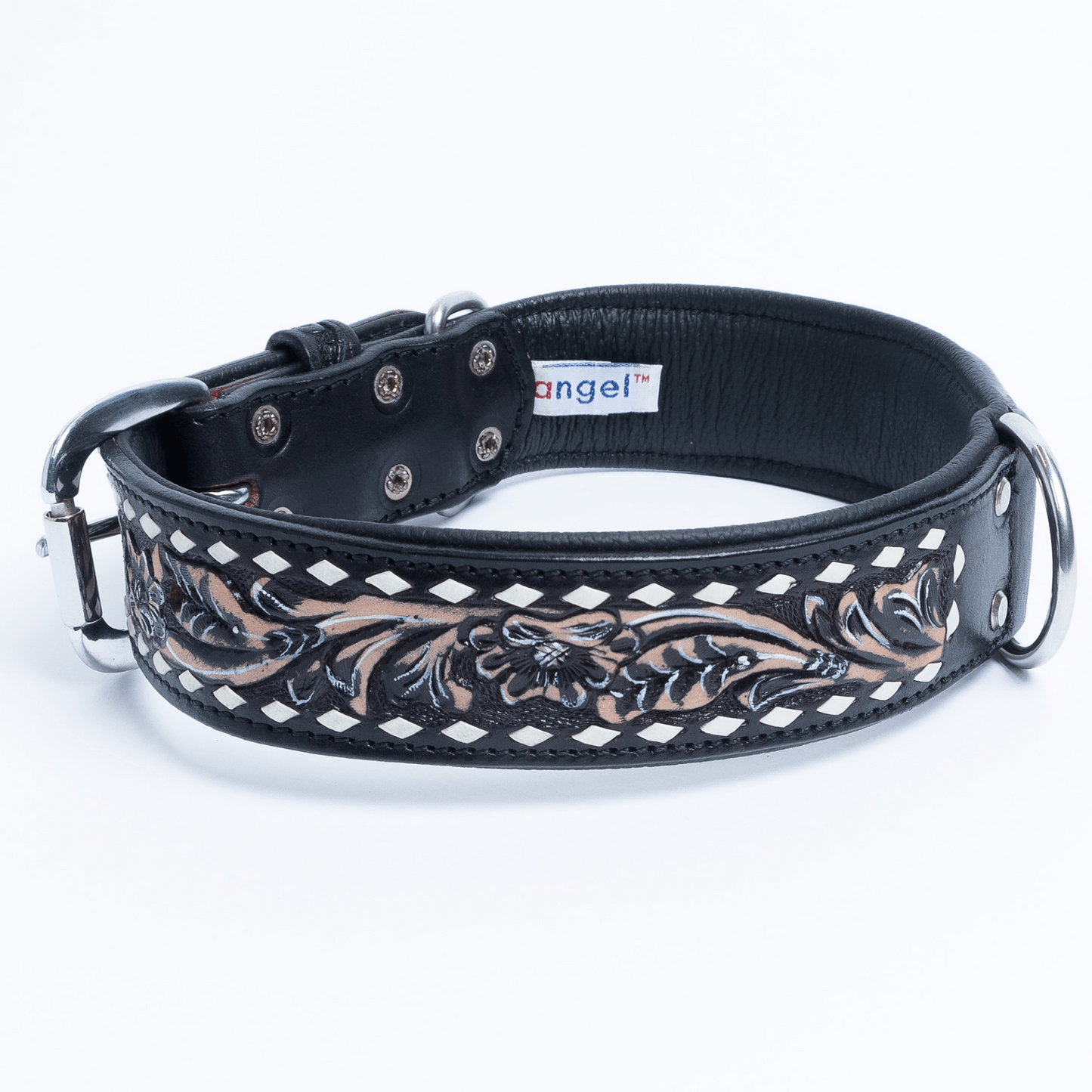 Laredo Dog Collar: Argentinean Top Grain Leather