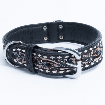 Laredo Dog Collar: Argentinean Top Grain Leather