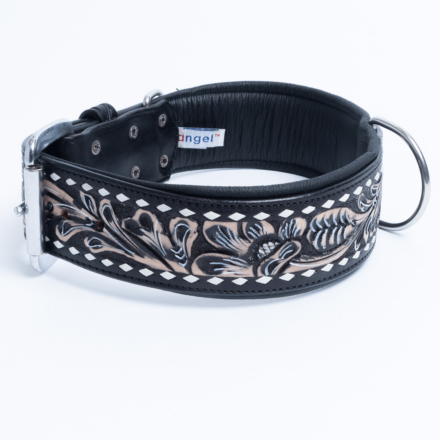 Laredo Dog Collar: Argentinean Top Grain Leather