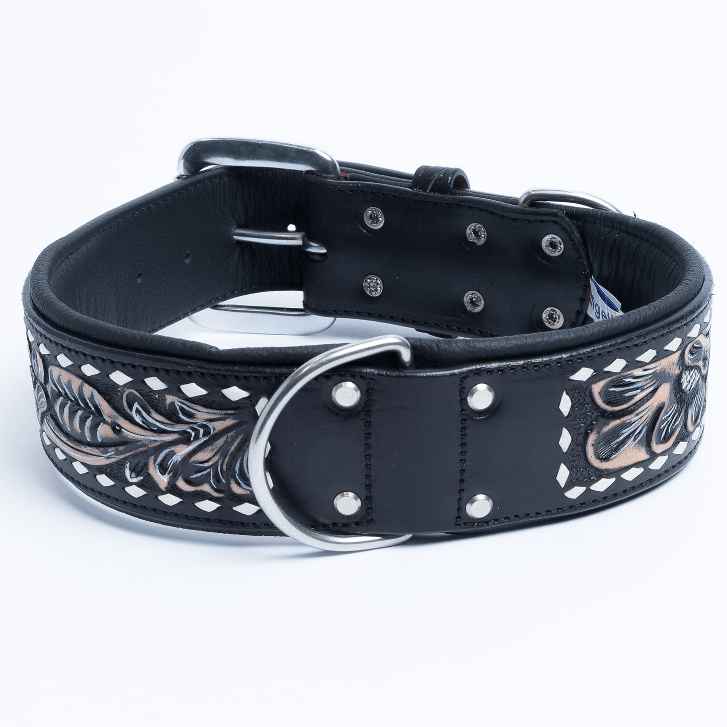 Laredo Dog Collar: Argentinean Top Grain Leather