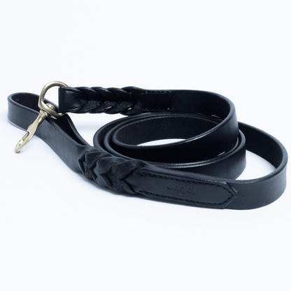 Genuine Leather Braided Leash