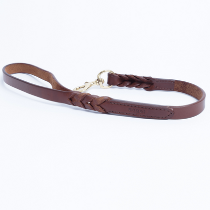 Genuine Leather Braided Leash