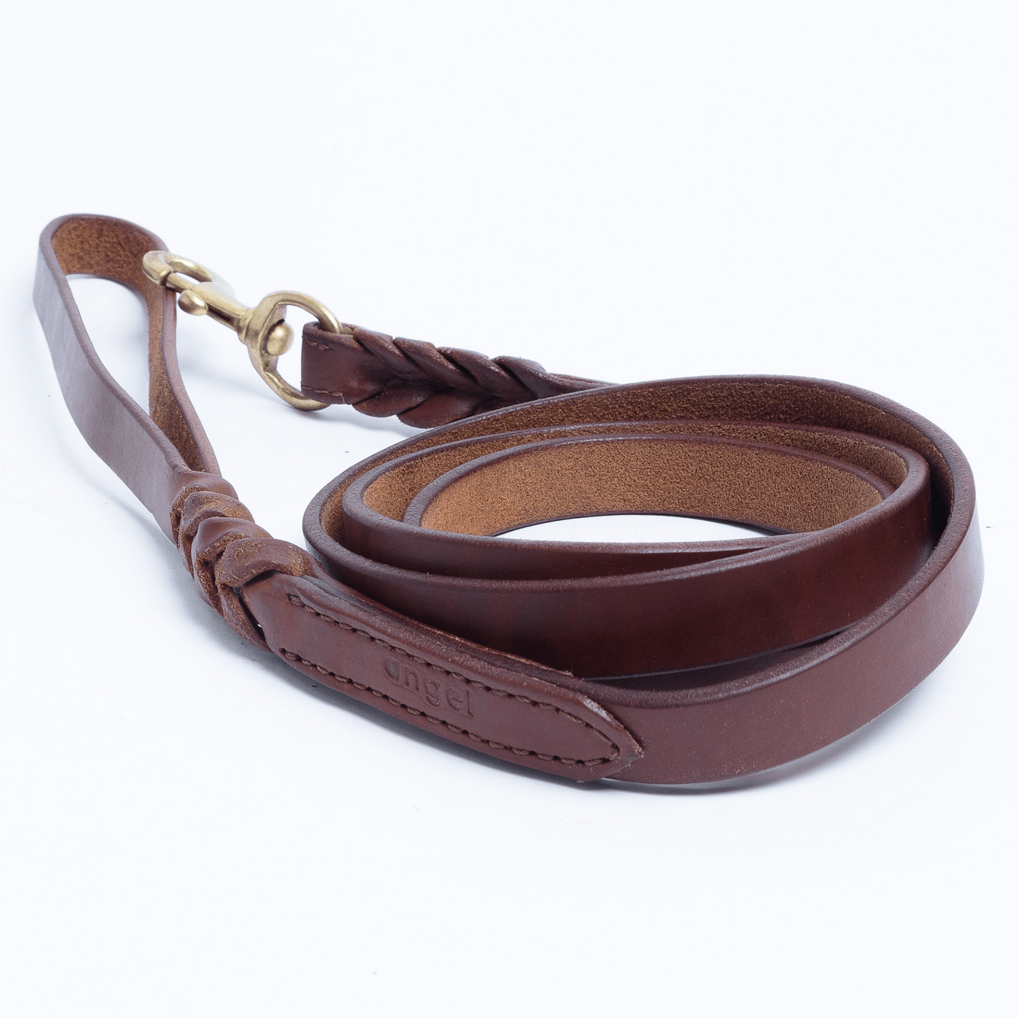 Genuine Leather Braided Leash