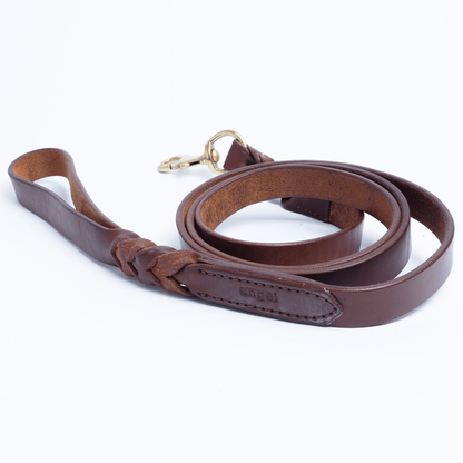 Genuine Leather Braided Leash