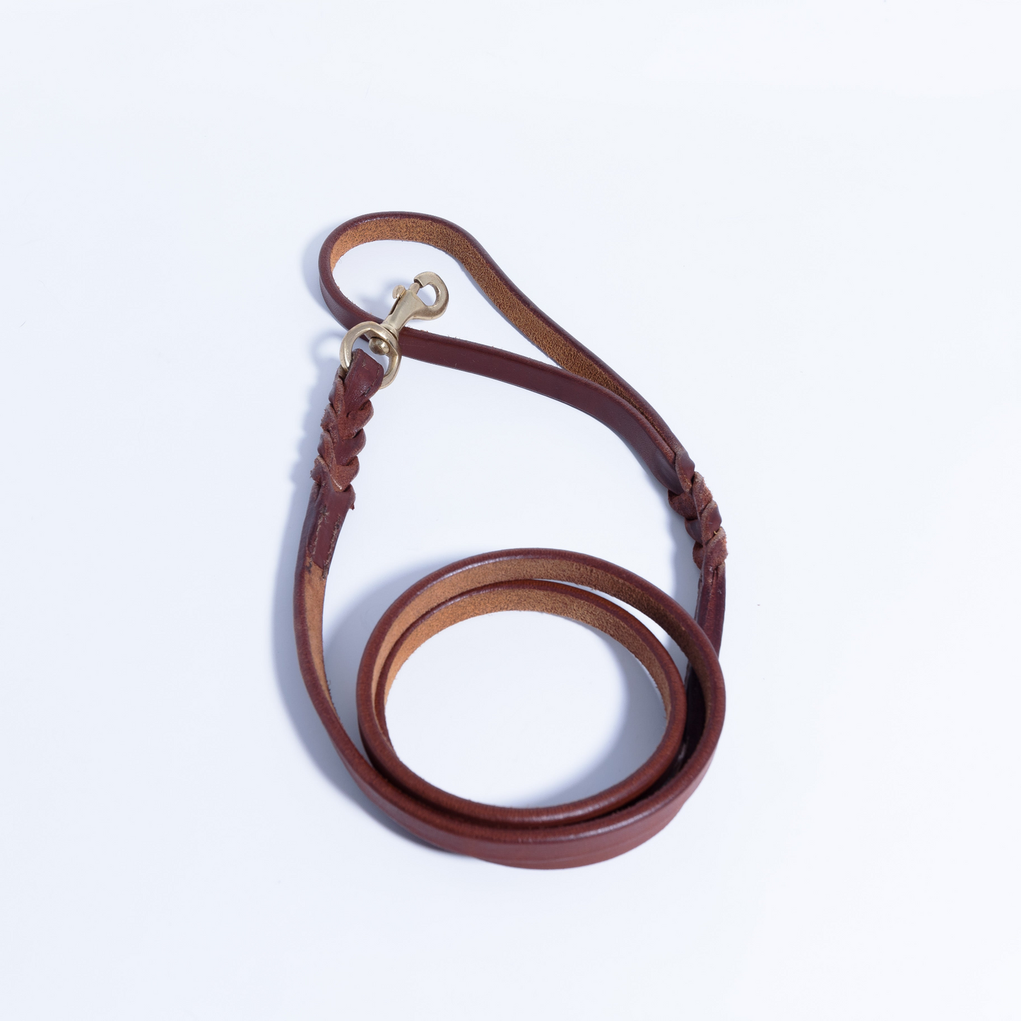 Genuine Leather Braided Leash