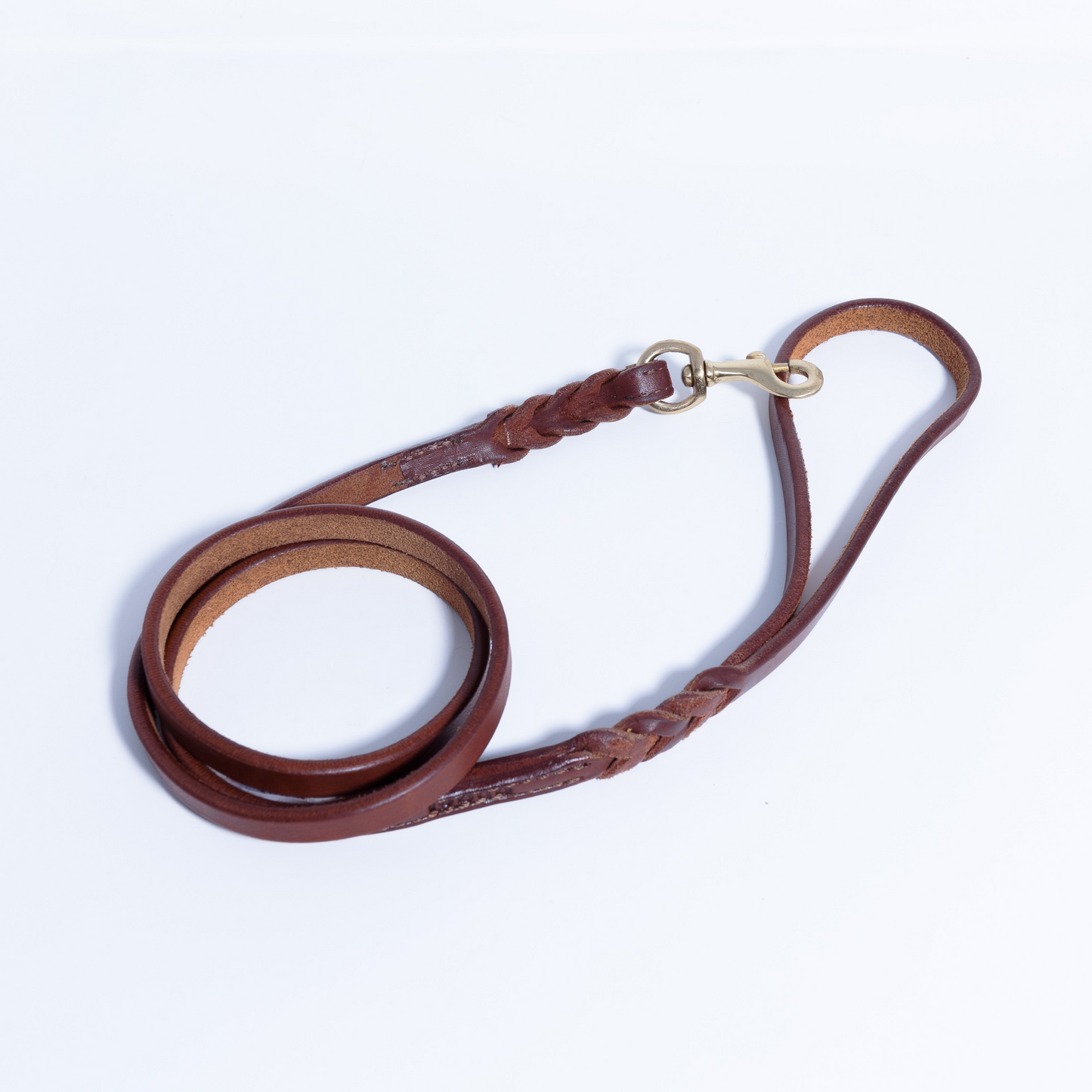 Genuine Leather Braided Leash