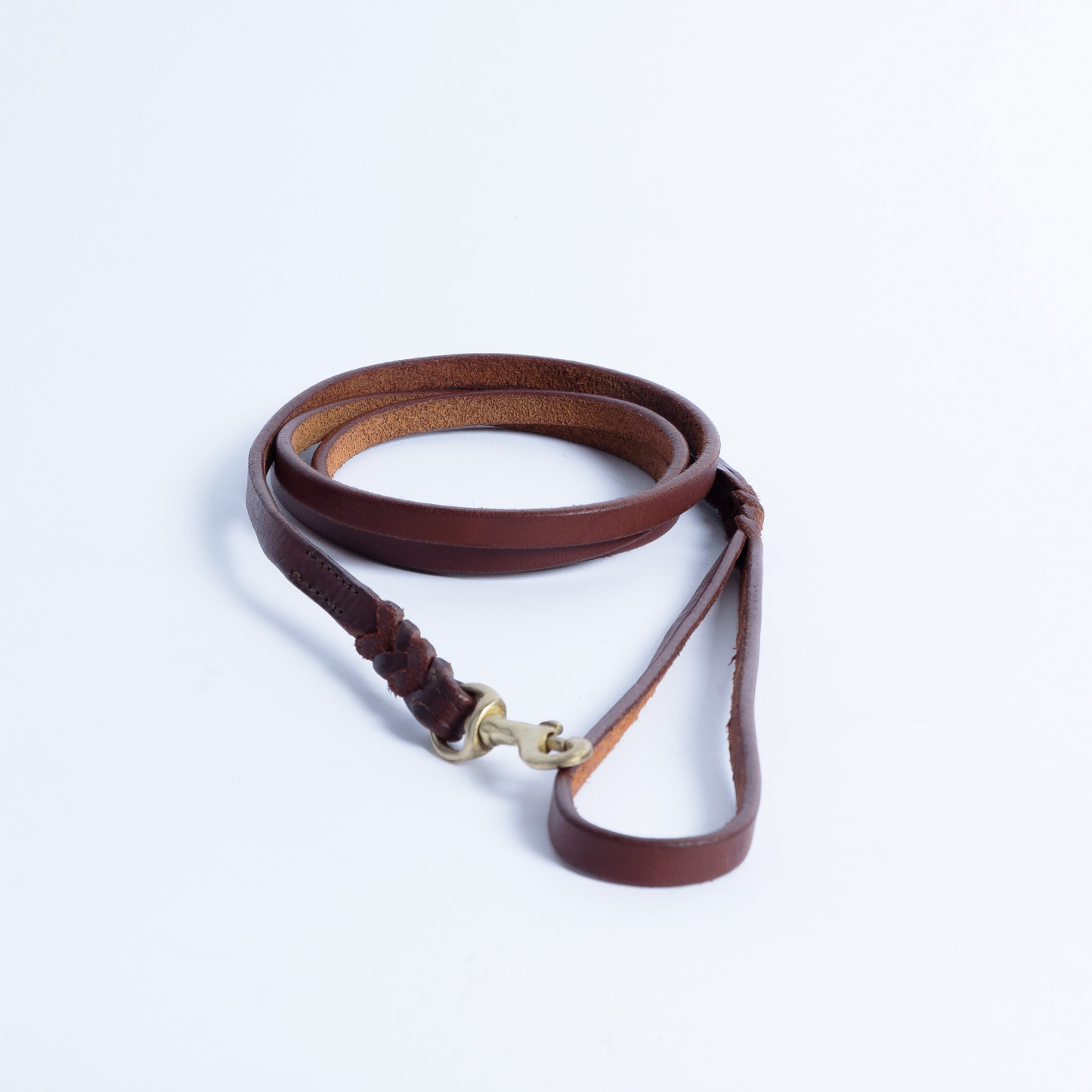 Genuine Leather Braided Leash