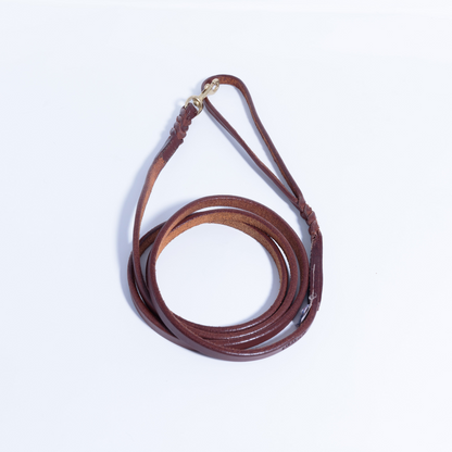 Genuine Leather Braided Leash