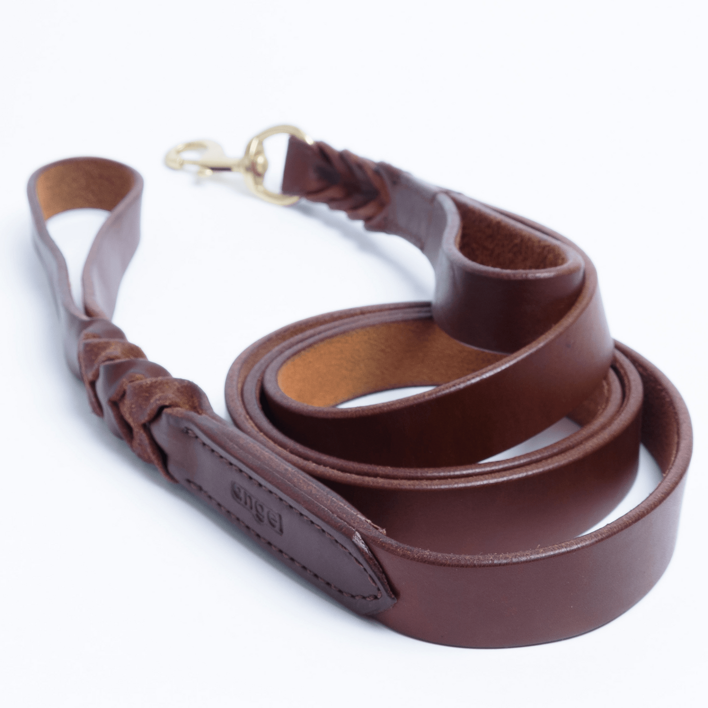 Genuine Leather Braided Dog Leash with Double Handle: Unrivaled Strength and Versatility