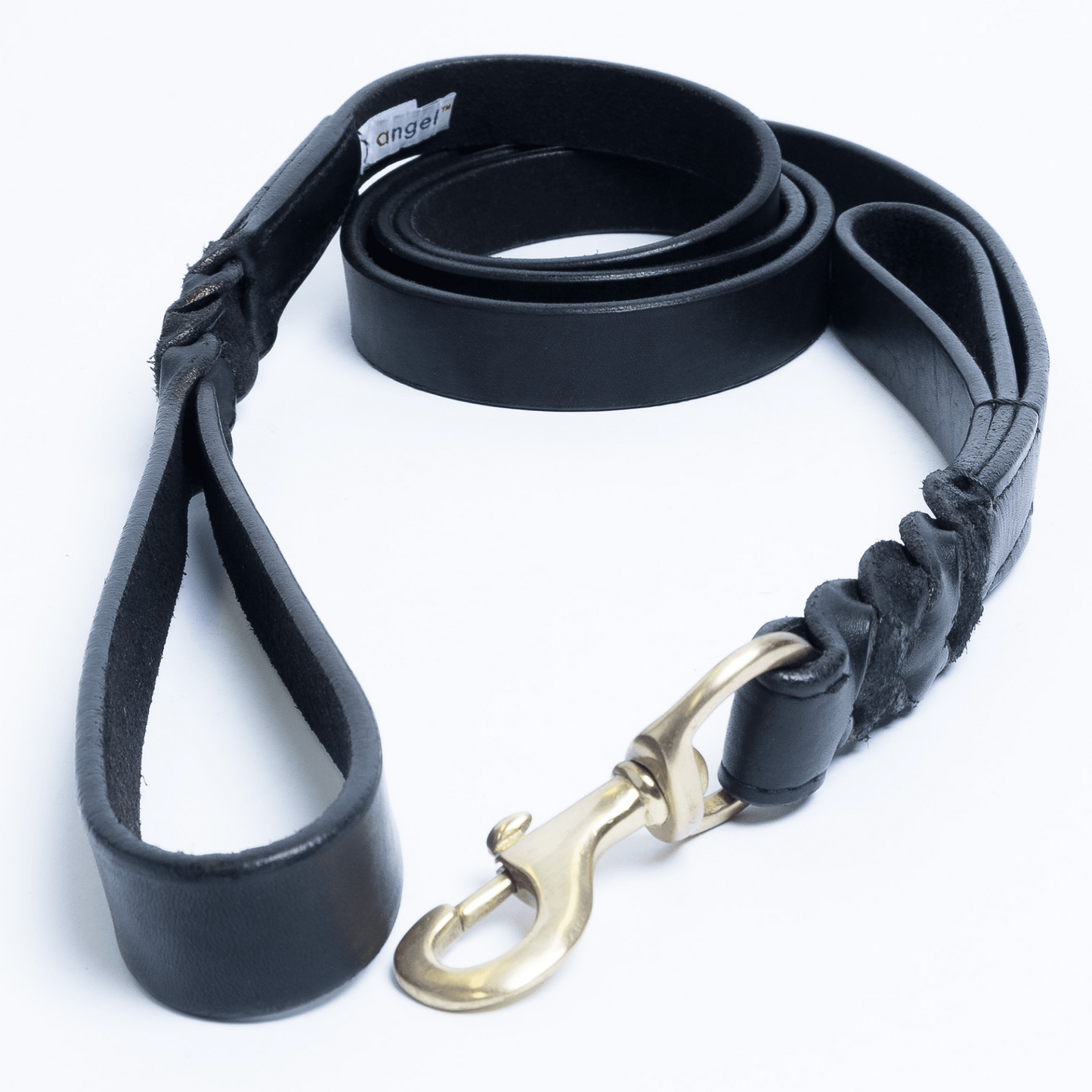 Genuine Leather Braided Dog Leash with Double Handle: Unrivaled Strength and Versatility