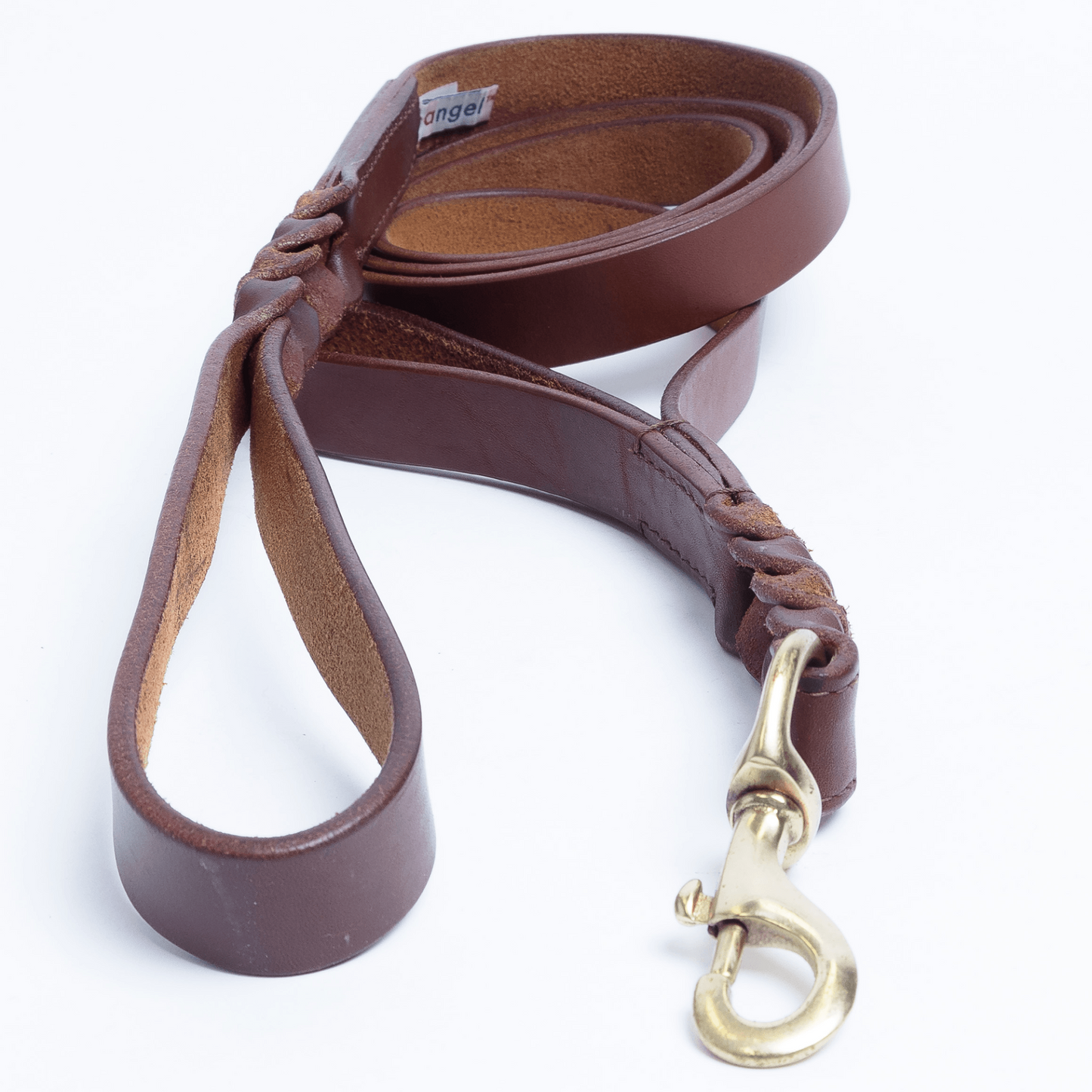 Genuine Leather Braided Dog Leash with Double Handle: Unrivaled Strength and Versatility