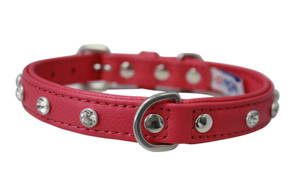 Athens Dog Collar (Pink | Purple): Make Your Dog Shine in Style