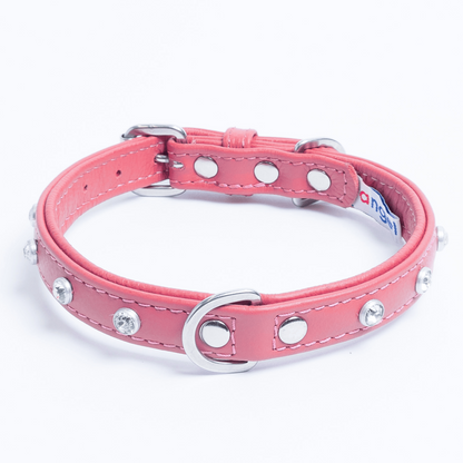 Athens Dog Collar (Pink | Purple): Make Your Dog Shine in Style