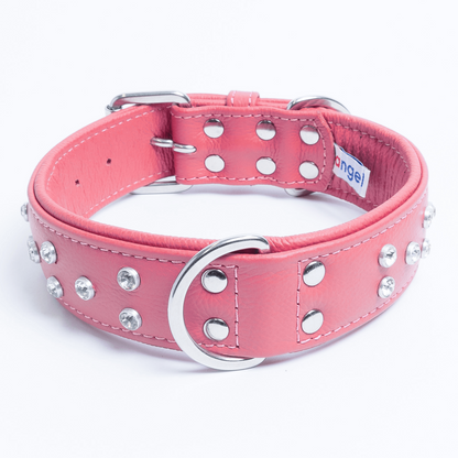 Athens Dog Collar (Pink | Purple): Make Your Dog Shine in Style