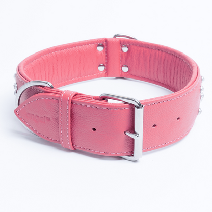 Athens Dog Collar (Pink | Purple): Make Your Dog Shine in Style