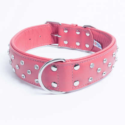 Athens Dog Collar (Pink | Purple): Make Your Dog Shine in Style