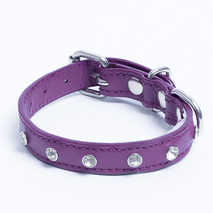 Athens Dog Collar (Pink | Purple): Make Your Dog Shine in Style