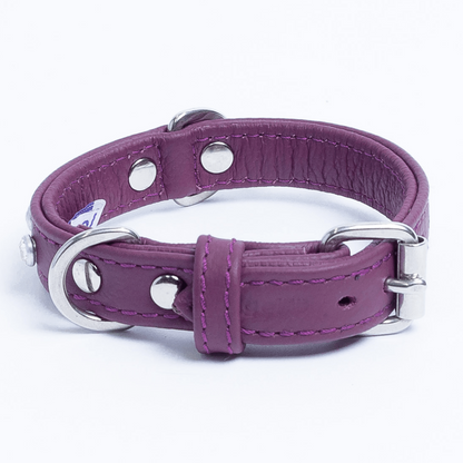 Athens Dog Collar (Pink | Purple): Make Your Dog Shine in Style