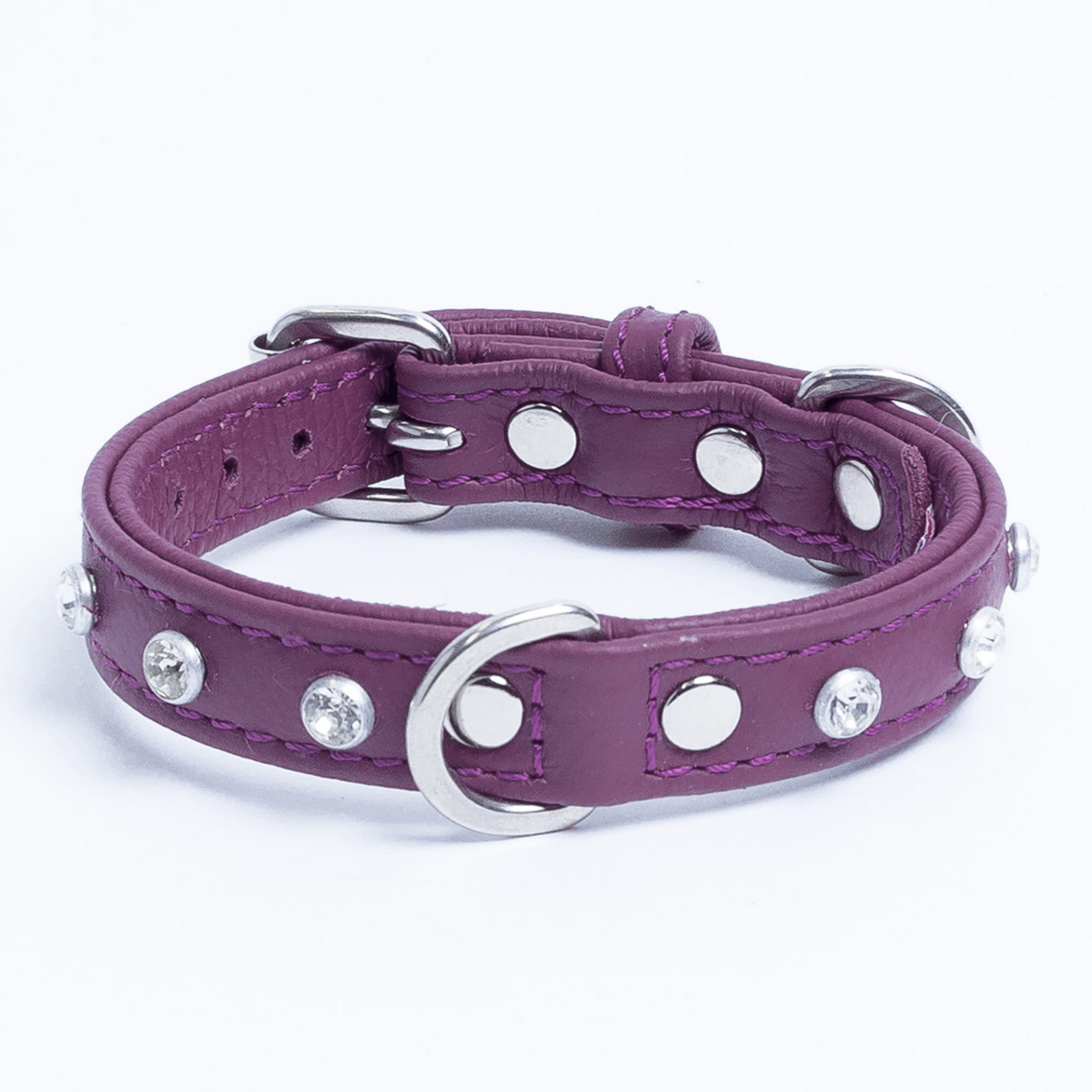 Athens Dog Collar (Pink | Purple): Make Your Dog Shine in Style