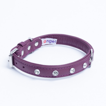 Athens Dog Collar (Pink | Purple): Make Your Dog Shine in Style