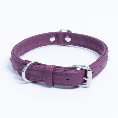 Athens Dog Collar (Pink | Purple): Make Your Dog Shine in Style