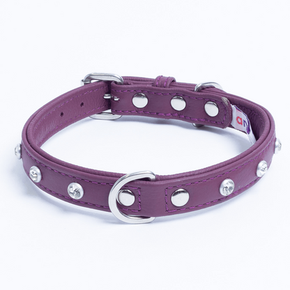 Athens Dog Collar (Pink | Purple): Make Your Dog Shine in Style