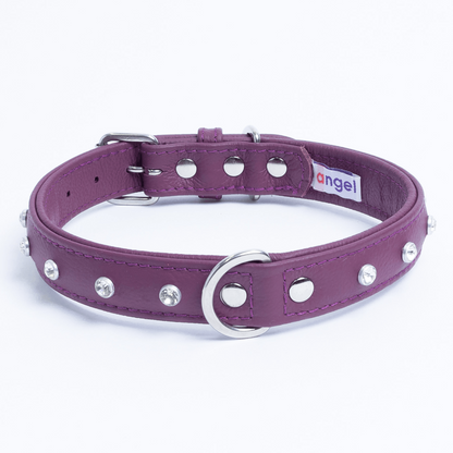 Athens Dog Collar (Pink | Purple): Make Your Dog Shine in Style