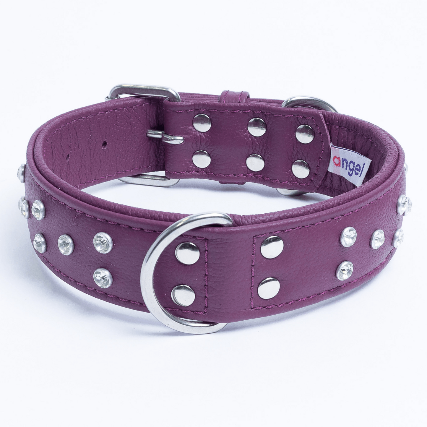 Athens Dog Collar (Pink | Purple): Make Your Dog Shine in Style