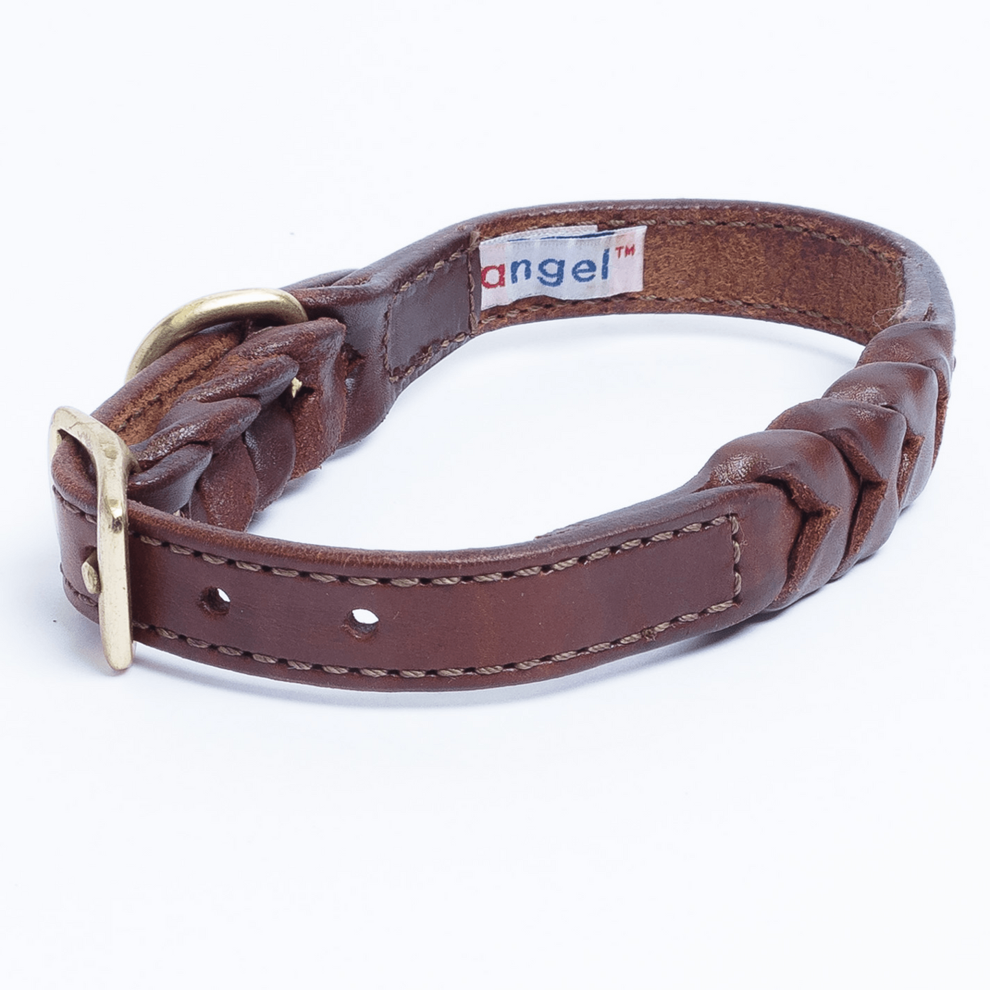 Argentinian Cowhide Leather Braided Collar