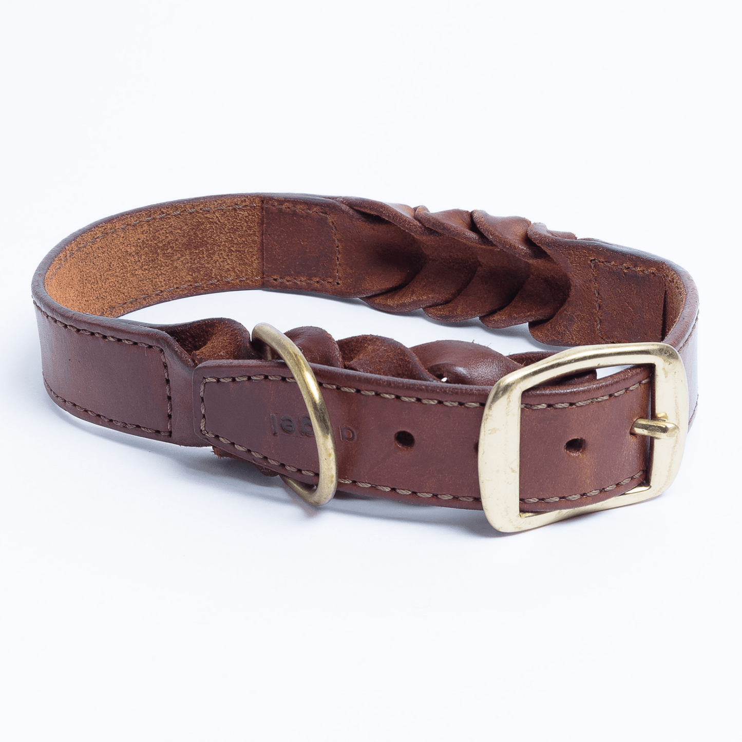 Argentinian Cowhide Leather Braided Collar