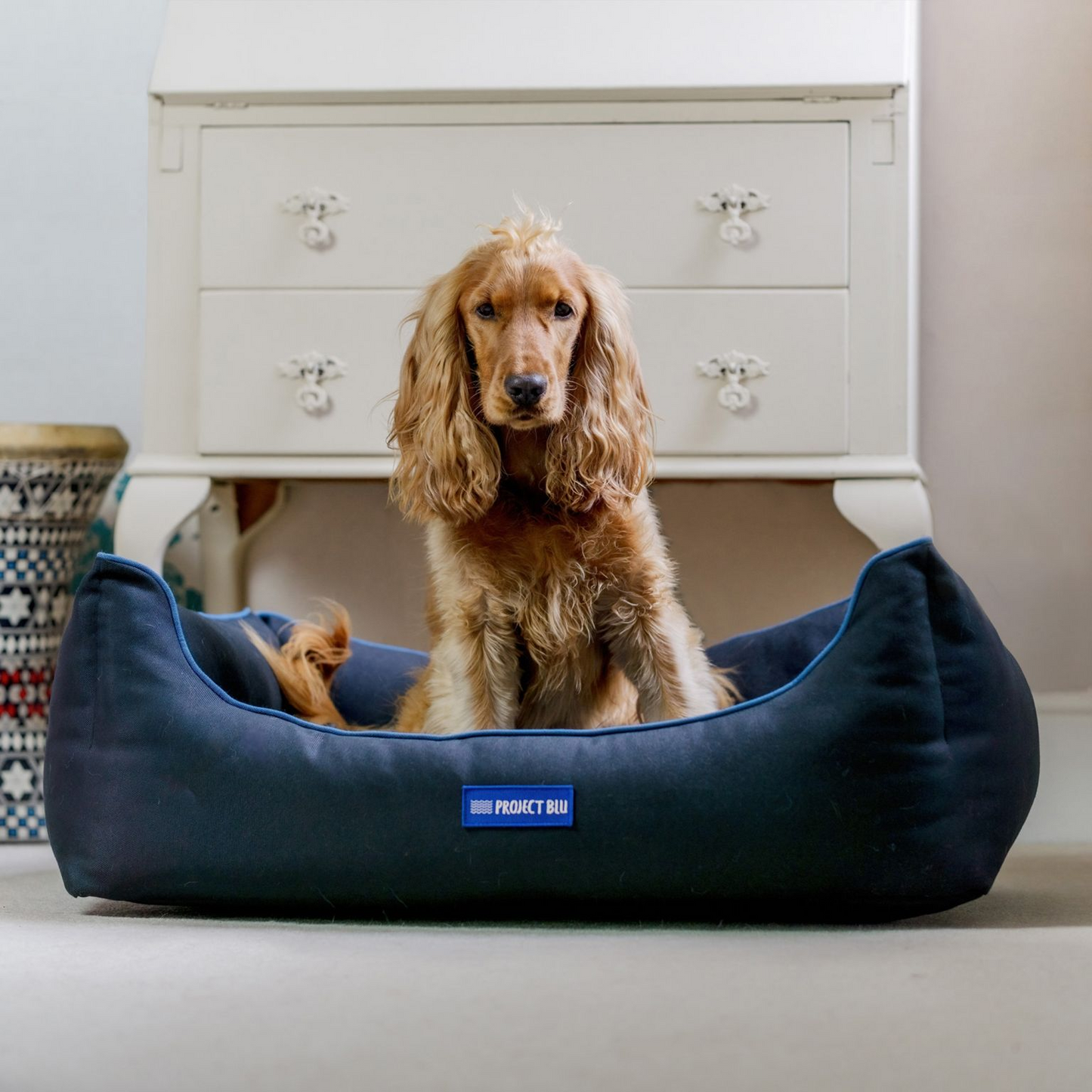 Cama para perros con refuerzo de tela ecológica Daytona