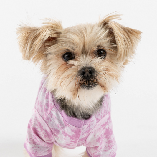 Pijama para perros - Tie Dye rosa